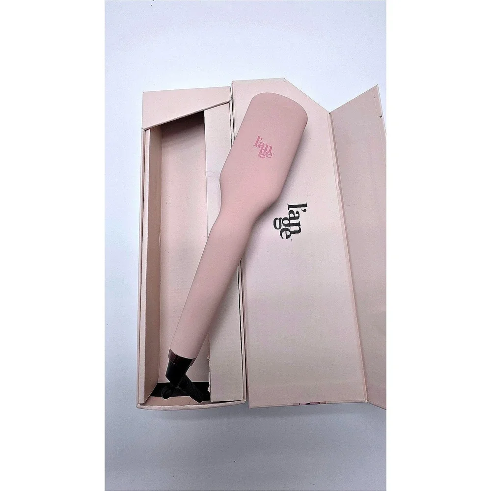 Lange Le Vite Ceramic Straightening Brush Blush Pink Hair Styling Tool‎